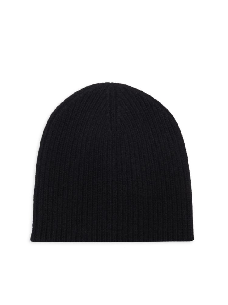 Ребристая кашемировая шапка Portolano, черный фактурная кашемировая шапка portolano цвет light heather grey