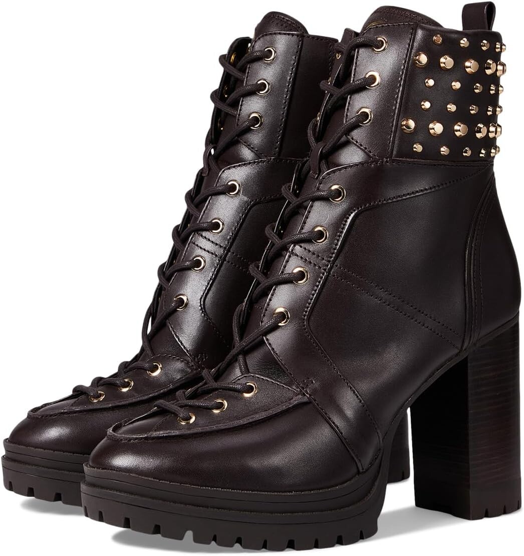 

Ботинки на шнуровке Yvonne Bootie MICHAEL Michael Kors, цвет Chocolate