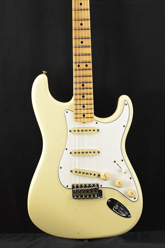 Электрогитара Fender Custom Shop Limited Edition '69 Stratocaster Journeyman Relic - Aged Vintage White fender custom shop limited edition 1964 stratocaster candy apple red