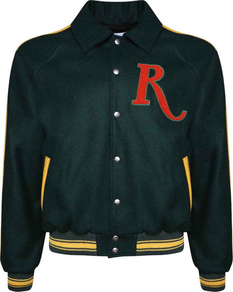 Куртка Rhude Varsity 'Green', зеленый