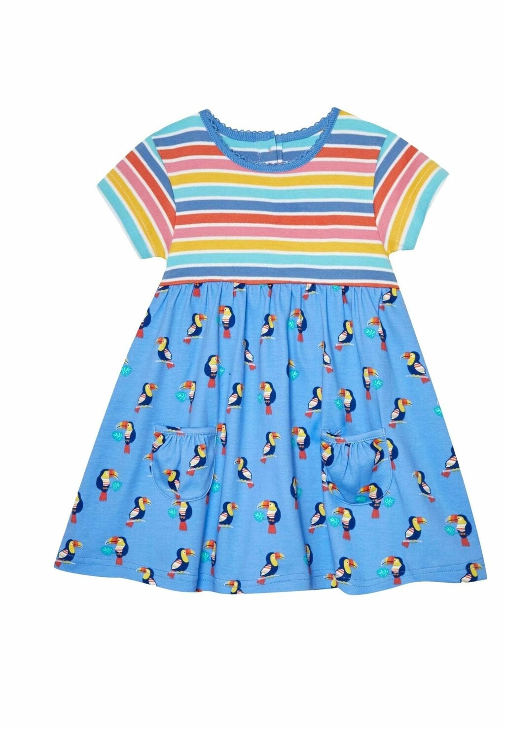 

Платье из джерси TOUCAN REGULAR FIT JoJo Maman Bébé, цвет blue toucan
