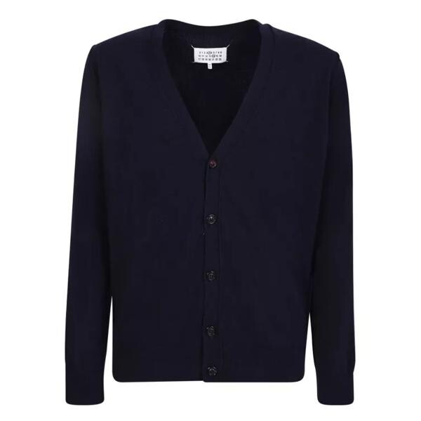

Кардиган cashmere v-neck cardigan Maison Margiela, синий