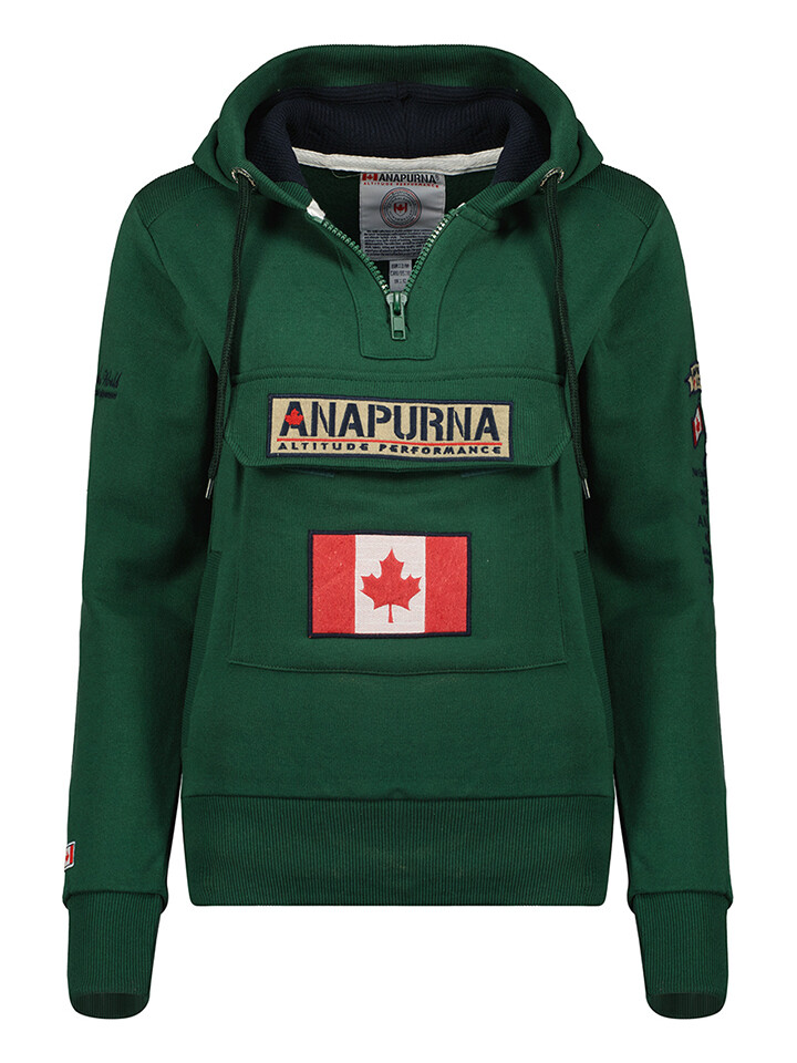 

Толстовка ANAPURNA Hoodie Gymana, темно-зеленый