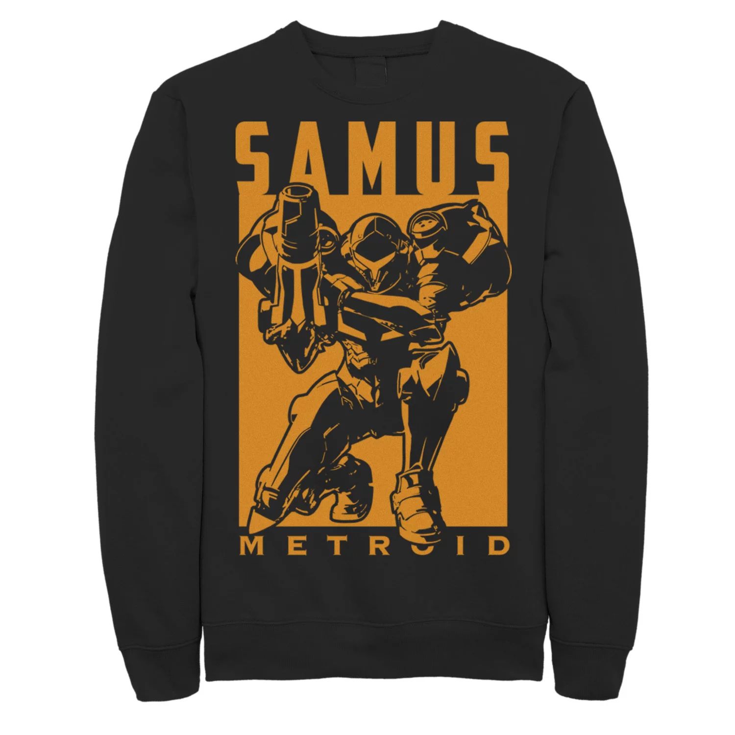 Мужская флисовая рубашка Nintendo Metroid Samus Returns Warrior Pose Licensed Character swtich amiibo карта galaxy warrior связь sahms emmi metroid dread