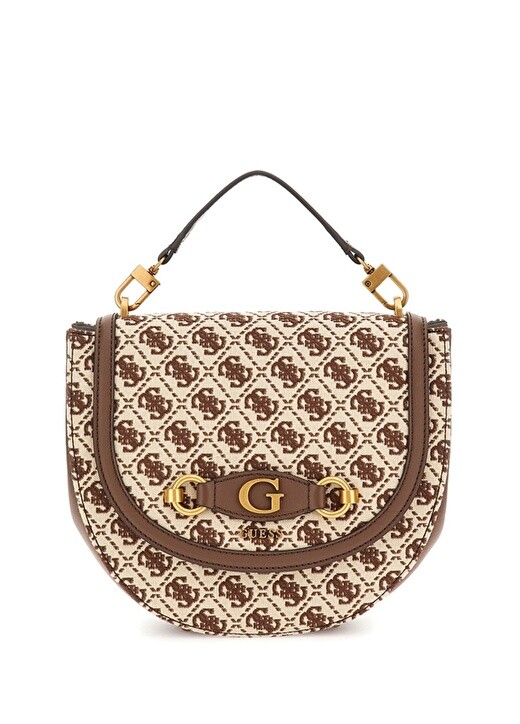 

Коричневая женская сумка через плечо Guess