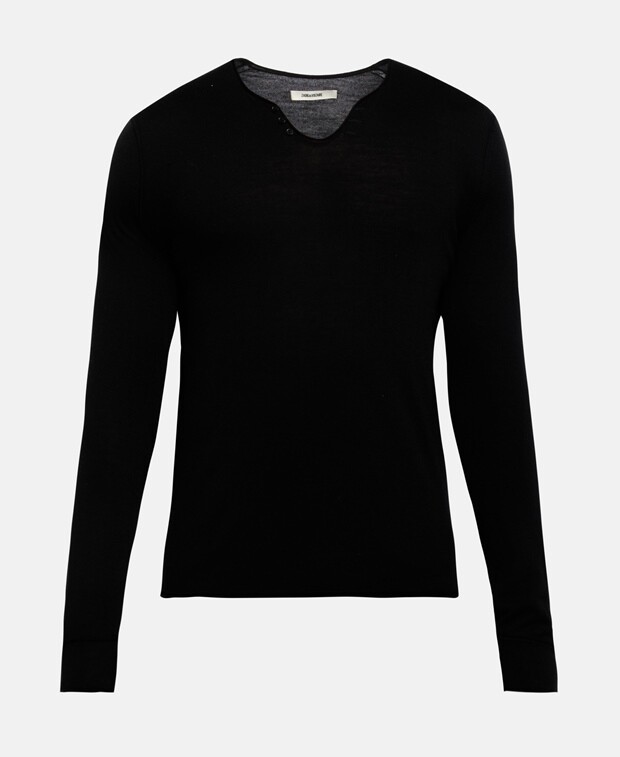 

Шерстяной джемпер Zadig&Voltaire, черный