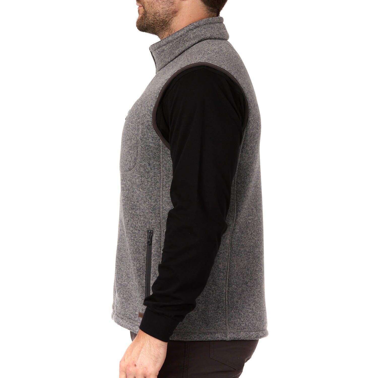 

Мужской свитер на подкладке из шерпы, флисовый жилет Smith's Workwear
