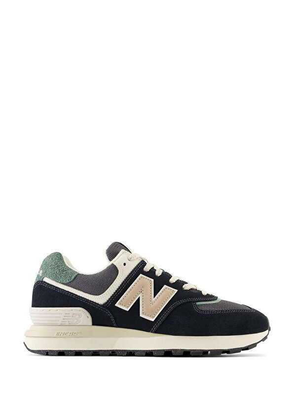 

574 черные мужские кожаные кроссовки New Balance