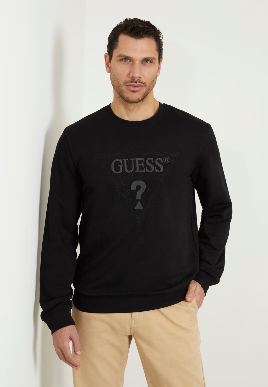 

Толстовка с капюшоном Guess, черный