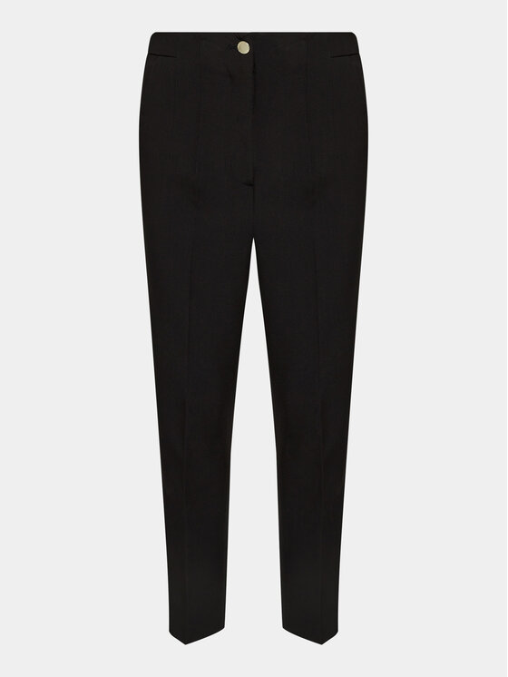 Тканевые брюки стандартного кроя Naf Naf, черный брюки naf naf базовые 40 размер