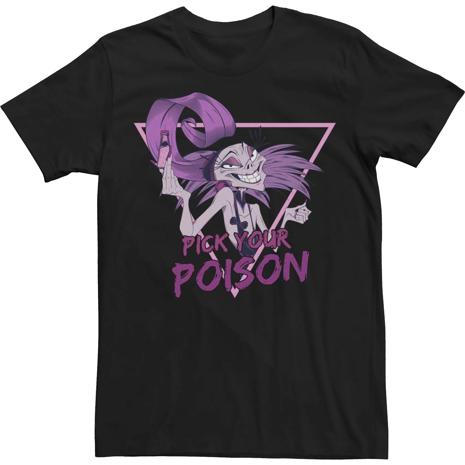 Мужская футболка Disney Villains Yzma Pick Your Poison с портретом Licensed Character мужская футболка baseballismв pick your poison 2 0