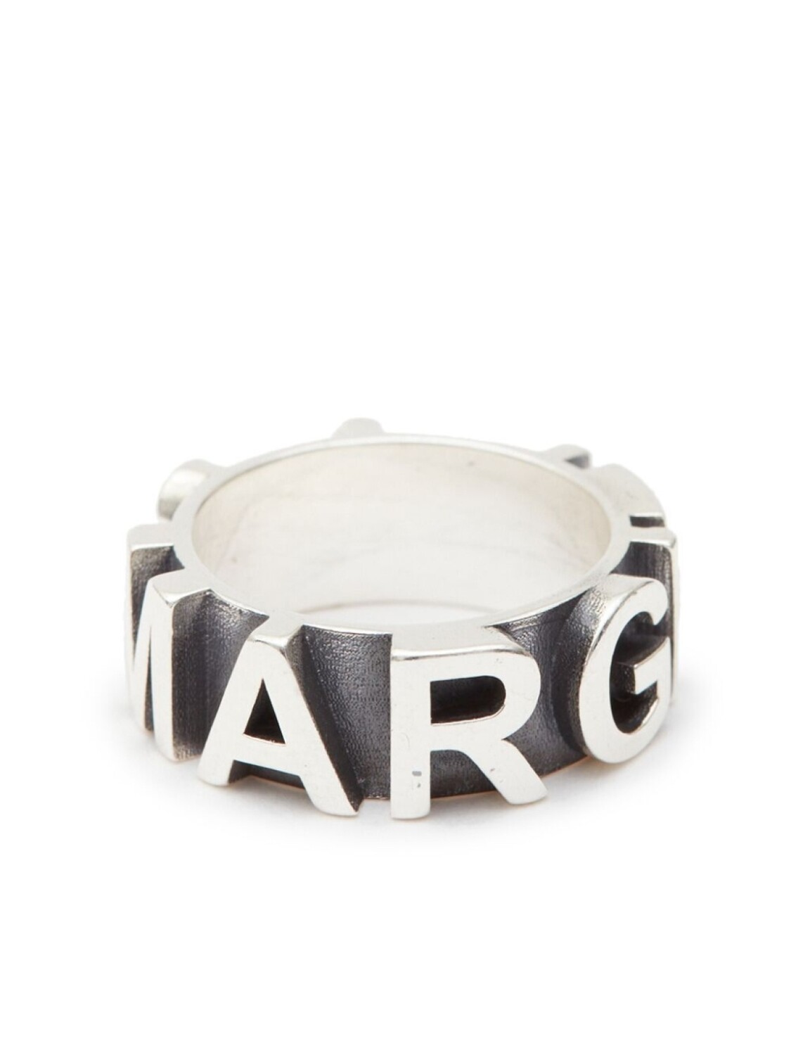

Кольцо с логотипом MM6 Maison Margiela, серебряный