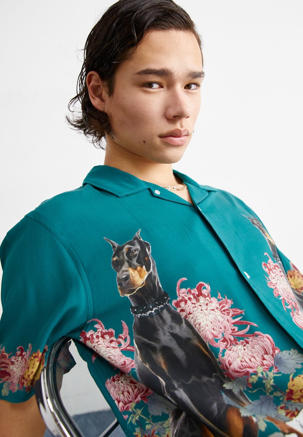 

Рубашка BEST BOYS RESORT HUF, цвет pine