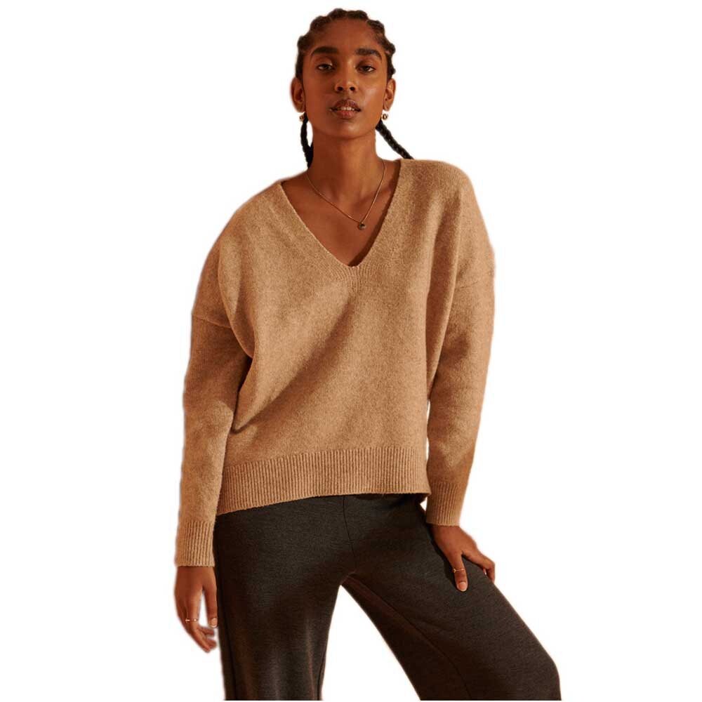 

Свитер Superdry Isabella Slouch, коричневый
