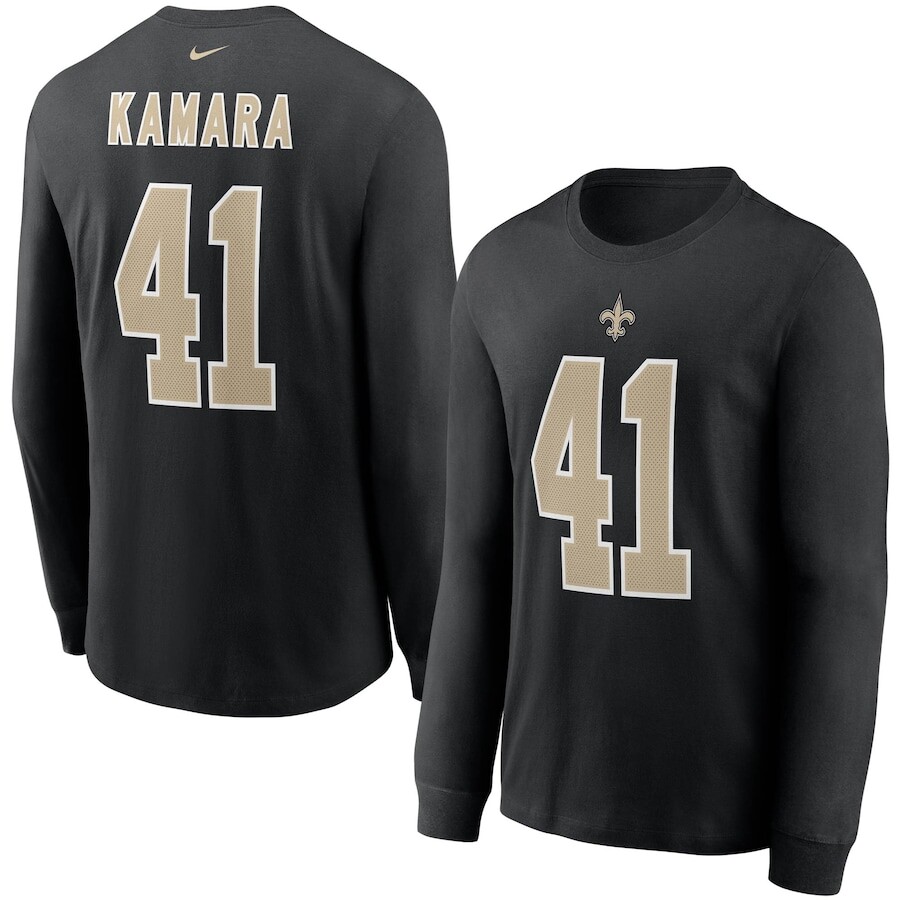 

Футболка с именем и номером Nike New Orleans Saints, черный