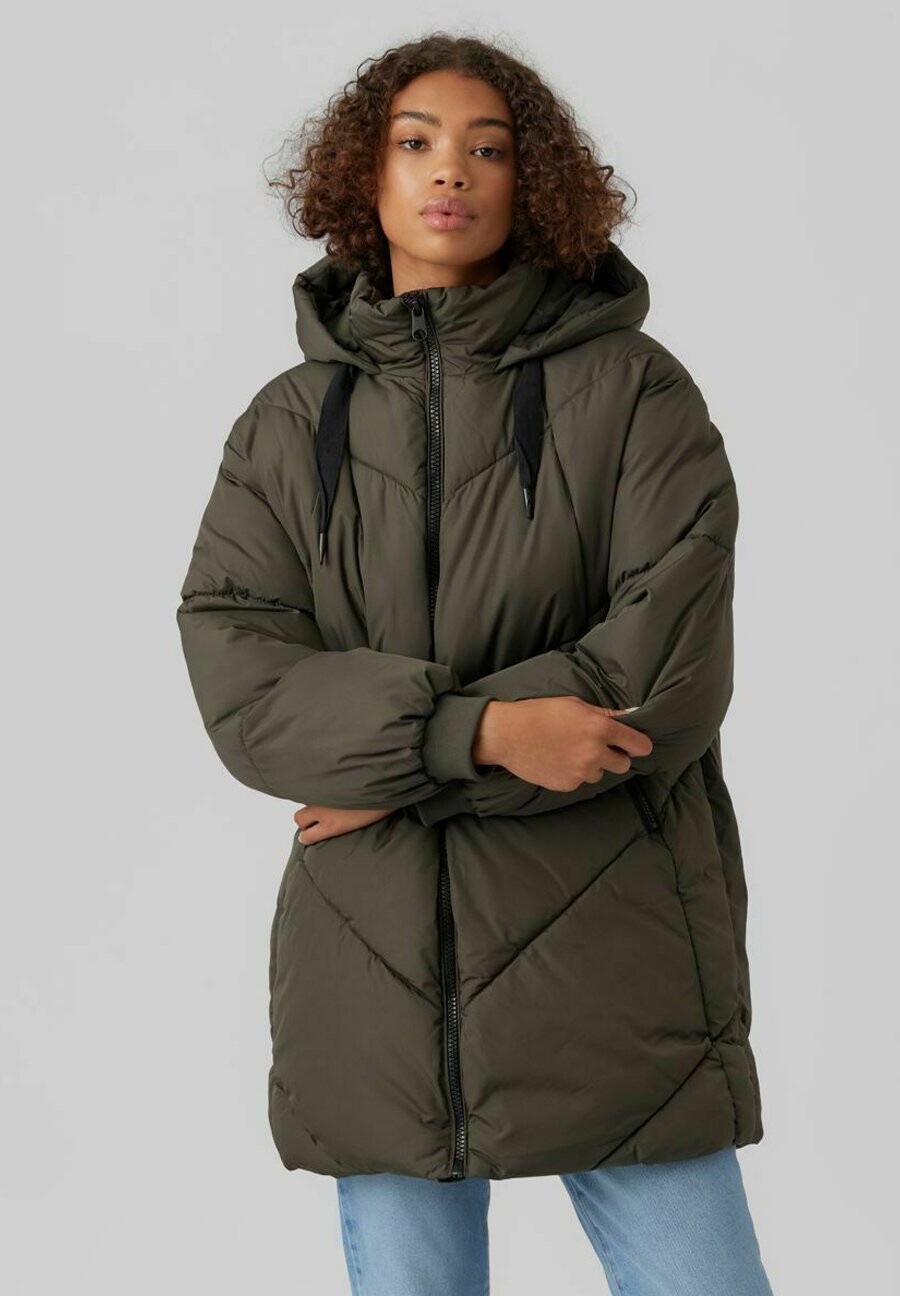 

Зимнее пальто Vero Moda, темно-зеленый