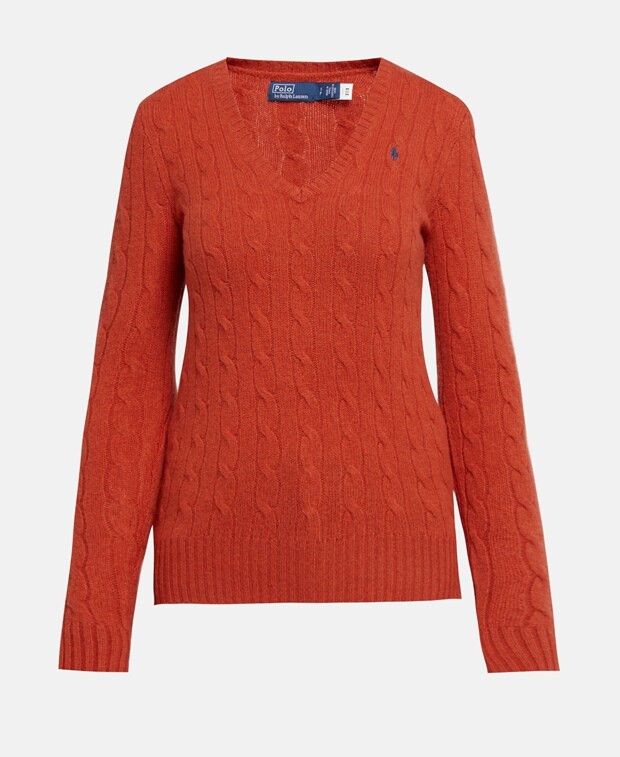 

Шерстяной джемпер Polo Ralph Lauren, светло-красный
