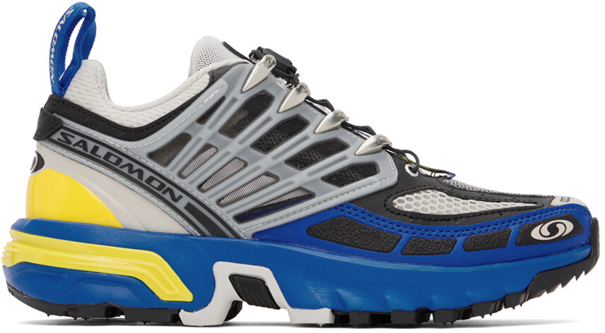 

Серо-синие кроссовки Salomon Acs Pro