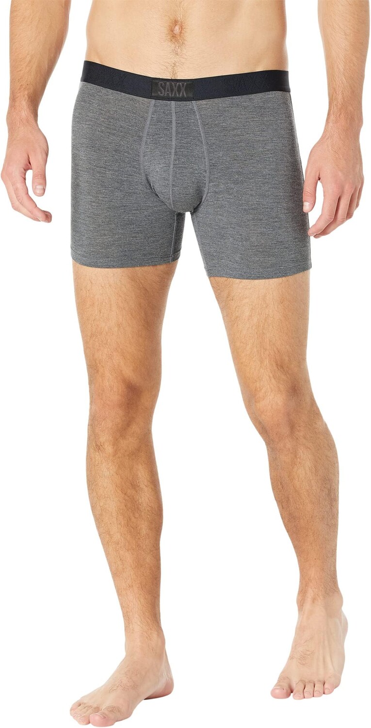 

Трусы-боксеры Vibe Super Soft Boxer SAXX UNDERWEAR, цвет Graphite Heather