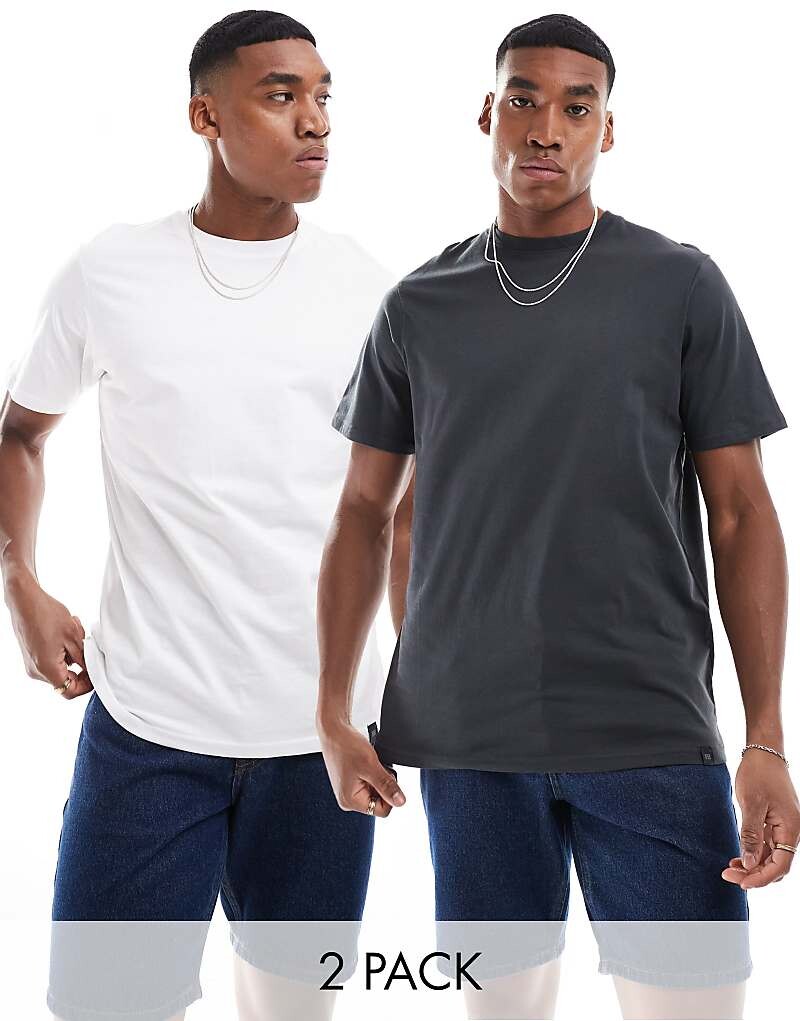 

Pull&Bear — комплект из 2 футболок белого и серого цветов