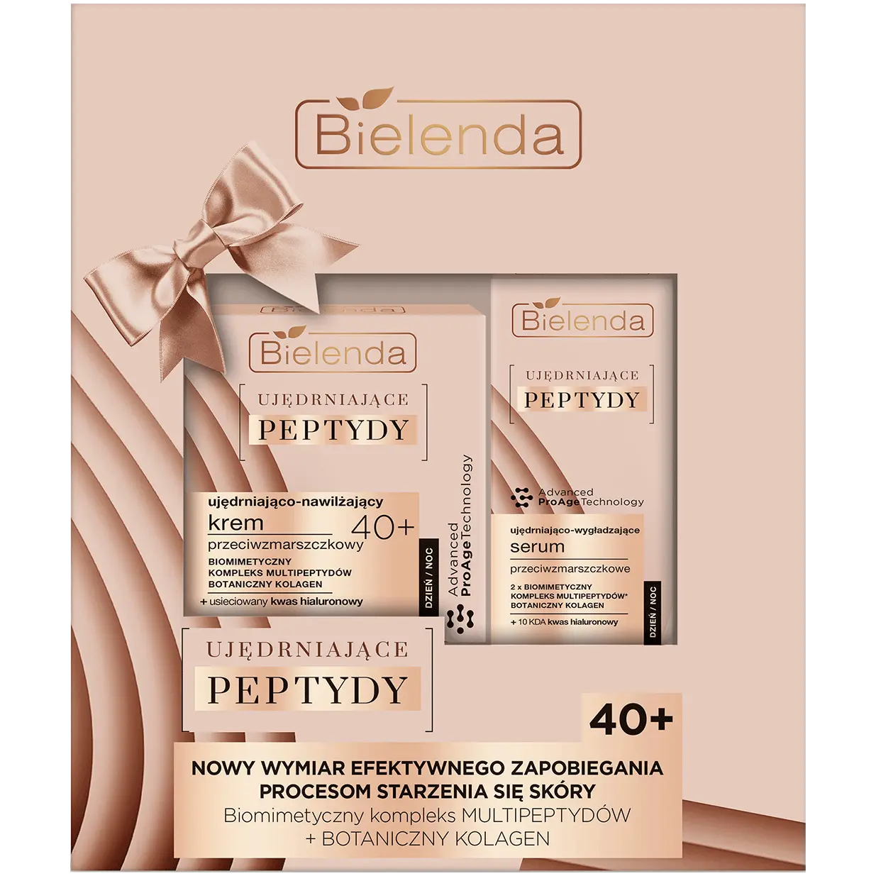 

Набор: крем для лица укрепляющий 40+ Bielenda Ujędrniające Peptydy, 15 мл