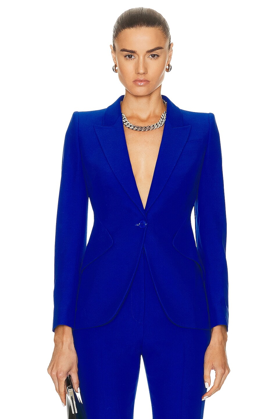 

Куртка Alexander Mcqueen One Button, цвет Ultramarine