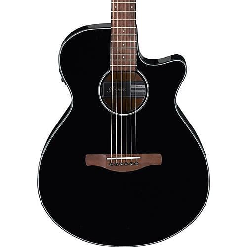 цена Акустическая гитара Ibanez AEG50 Acoustic Electric Guitar, Walnut Fretboard, Black High Gloss