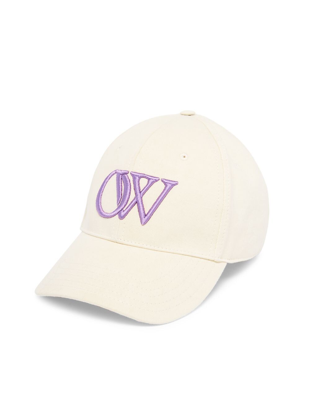 

Бейсболка с вышитой монограммой Drill Off-White, белый