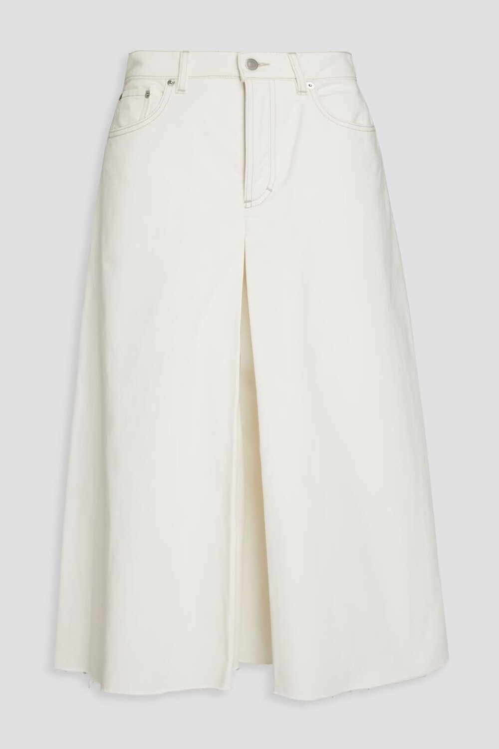 

Джинсовые брюки-кюлоты Maison Margiela, белый