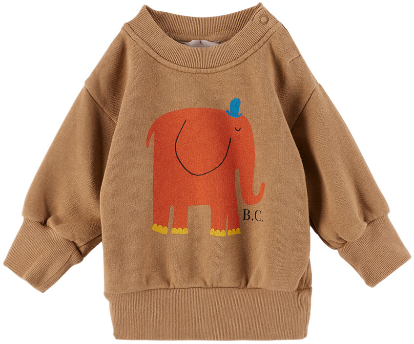 

Baby Brown Толстовка The Elephant Светло-коричневый Bobo Choses