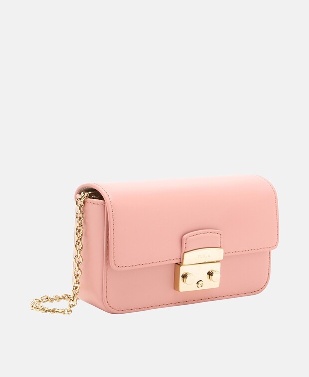 

Кожаная сумка через плечо Furla, мягкий бежевый