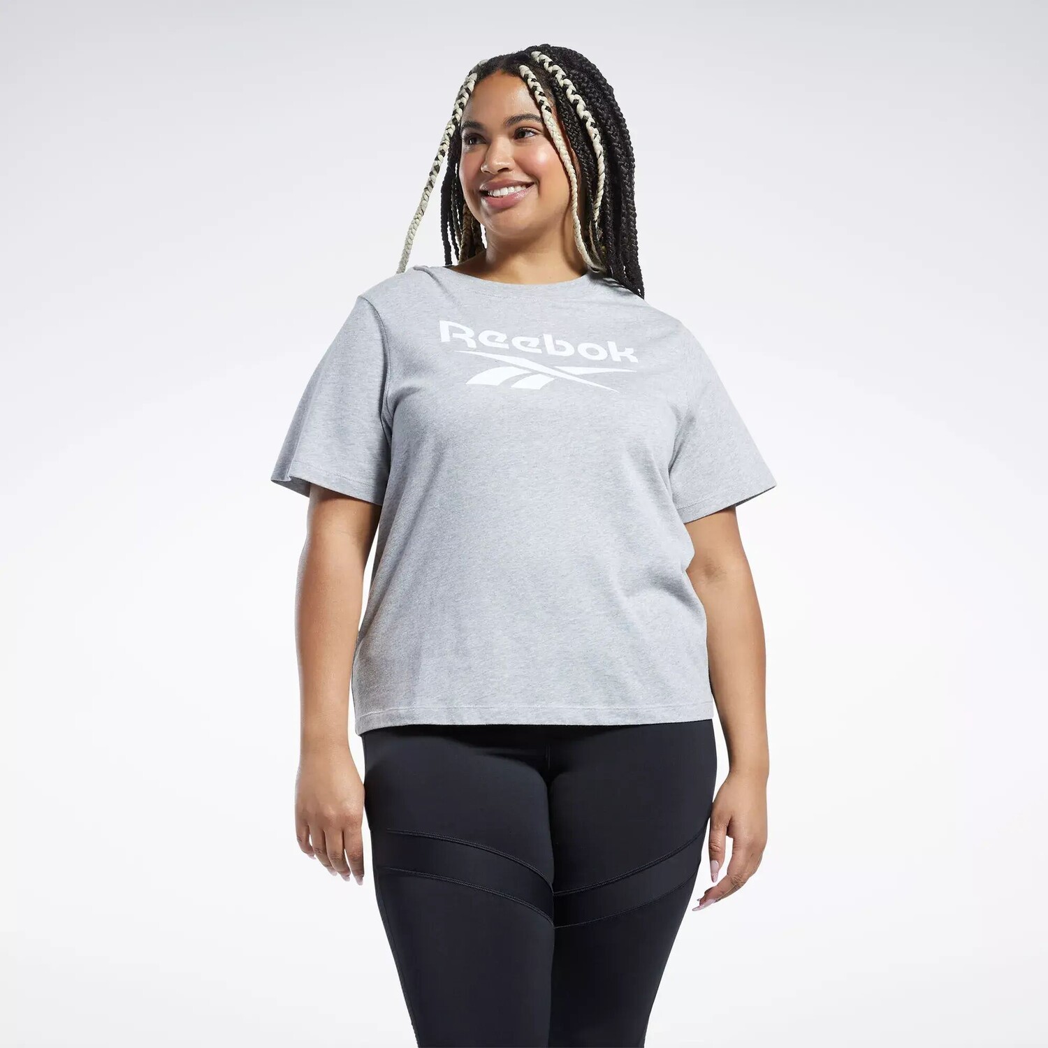 

Футболка Identity (большие размеры) Reebok, серый