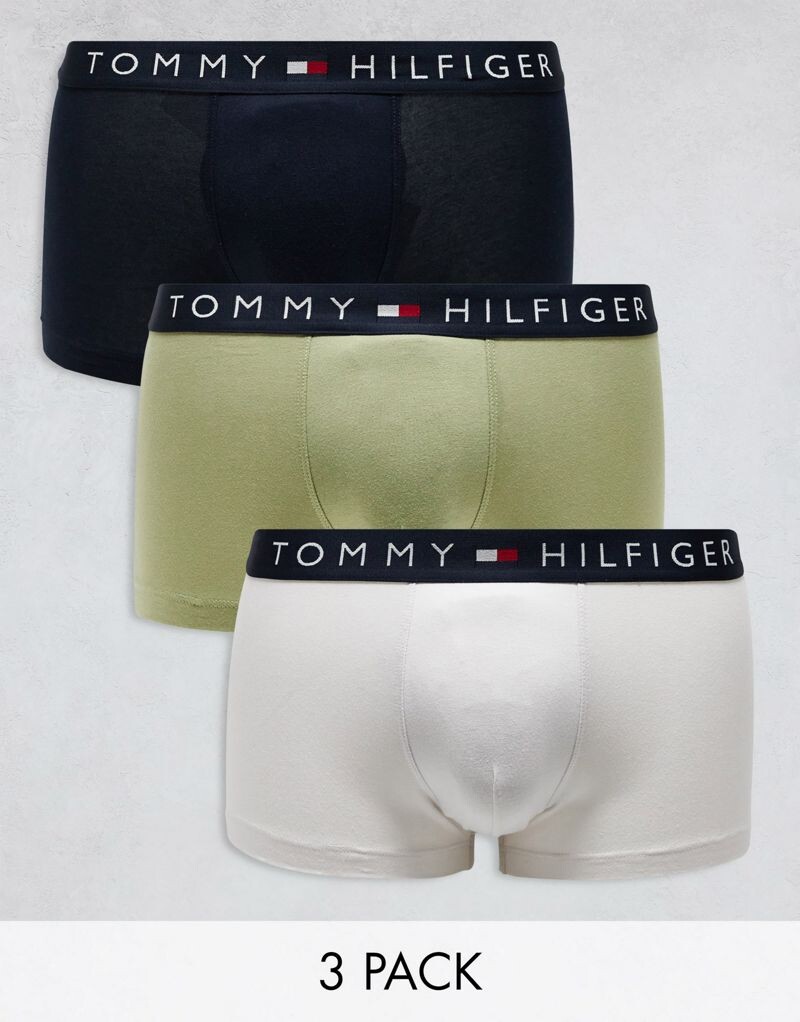 

Tommy Hilfiger – Original – Комплект из 3 пар боксеров разных цветов