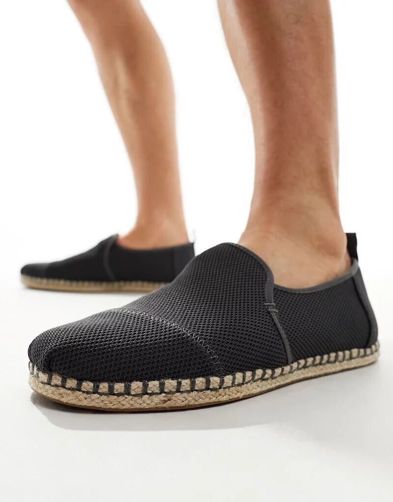 

Серые эспадрильи Toms Deconstructed Alpargata на вельветовой подошве