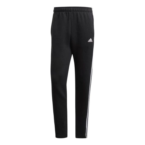 Спортивные штаны Men's adidas Solid Color Stripe Knit Sports Pants/Trousers/Joggers Black, черный