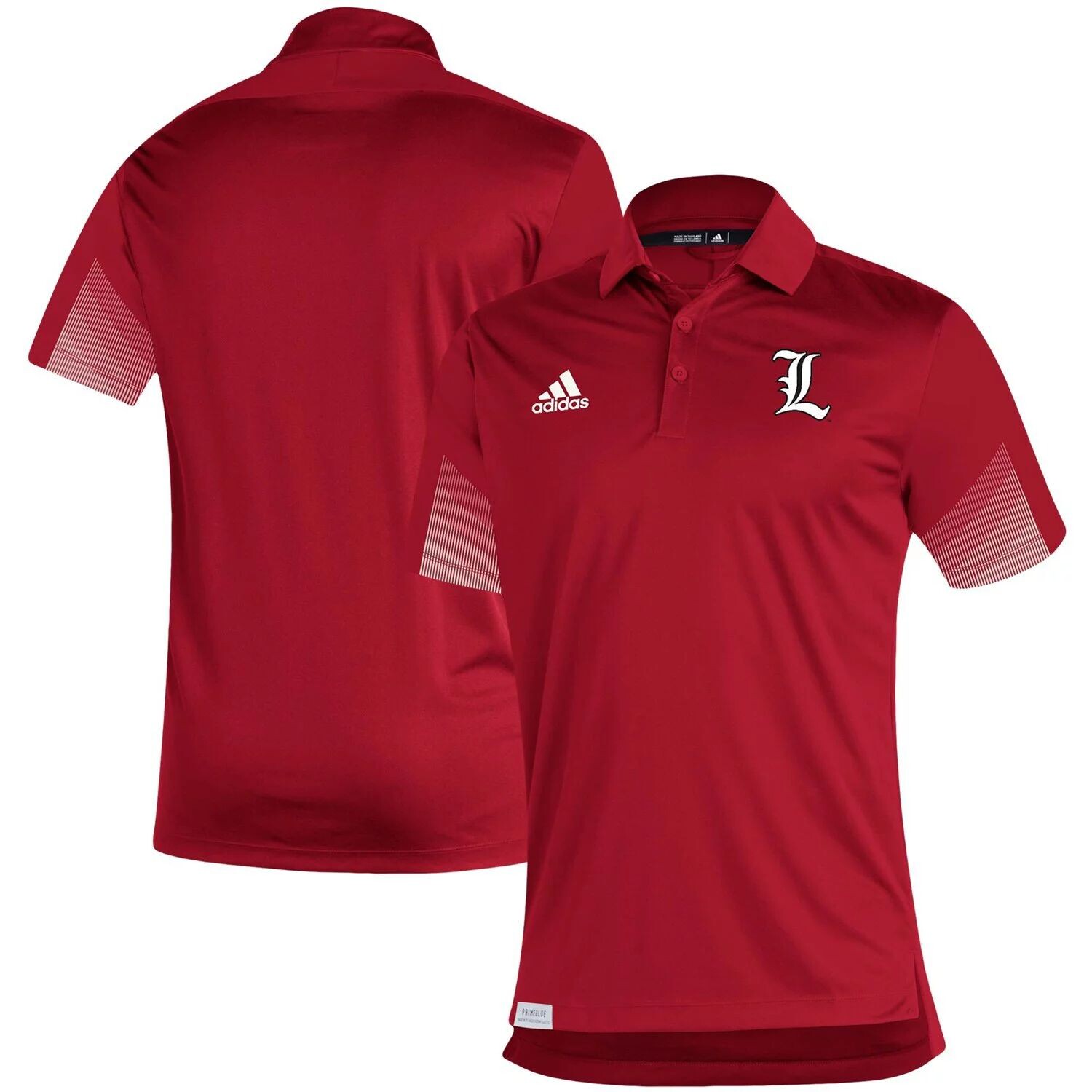 

Мужская футболка-поло adidas Red Louisville Cardinals 2021 Sideline Primeblue