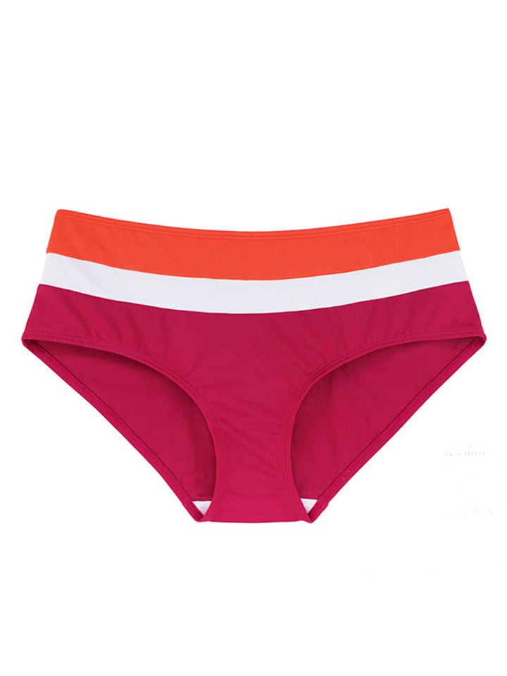 Плавки бикини Dorina Lawaki, цвет Pink/Weiß/Orange