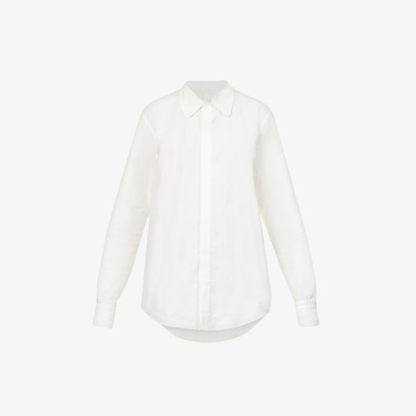 цена Хлопковая рубашка Patti с длинными рукавами Lauren Manoogian, белый