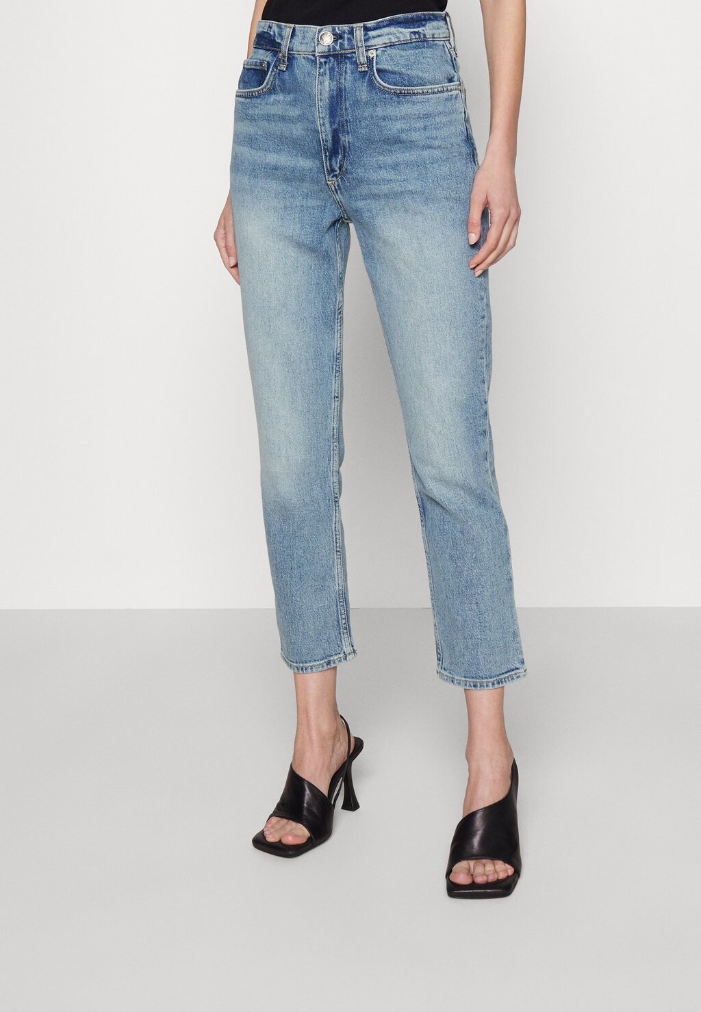 

Джинсы облегающего кроя rag & bone, синий