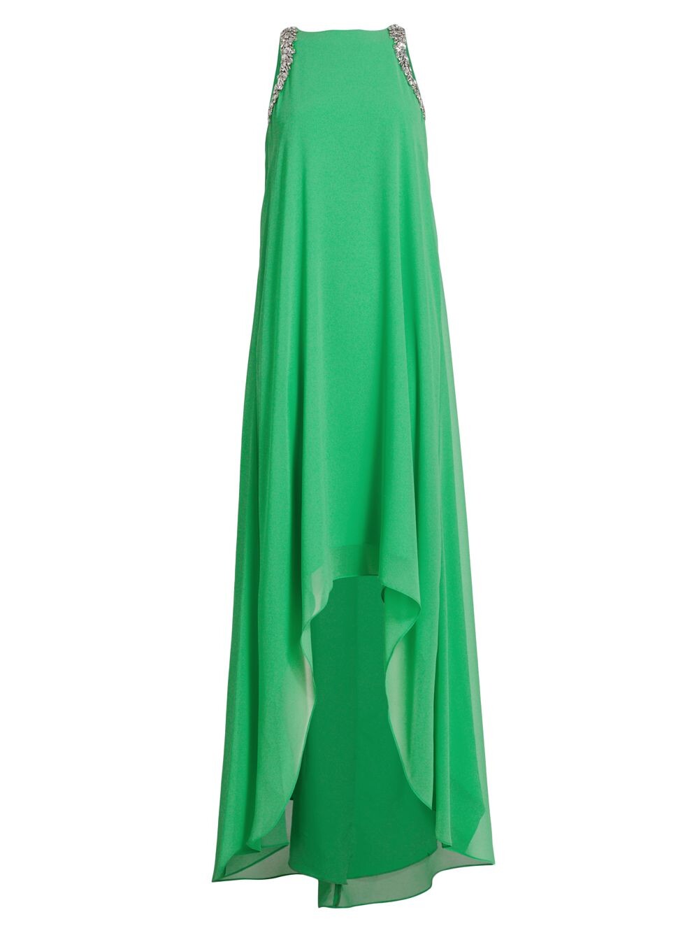 

Украшенное платье хай-лоу Badgley Mischka