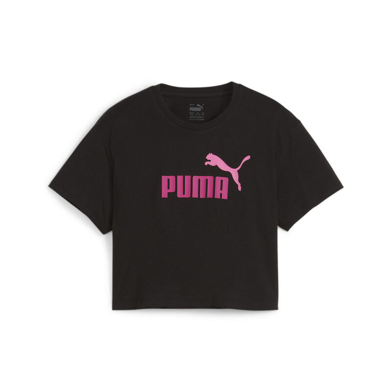Укороченная футболка с логотипом для девочек PUMA для девочек