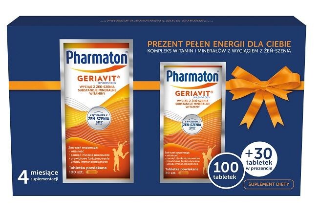 

Pharmaton Geriavit Zestaw набор витаминов и минералов, 100 шт.