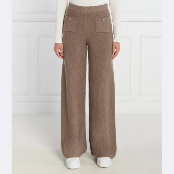 

Sophie swtr pant трикотажные брюки свободного кроя с добавлением шерсти Guess, коричневый
