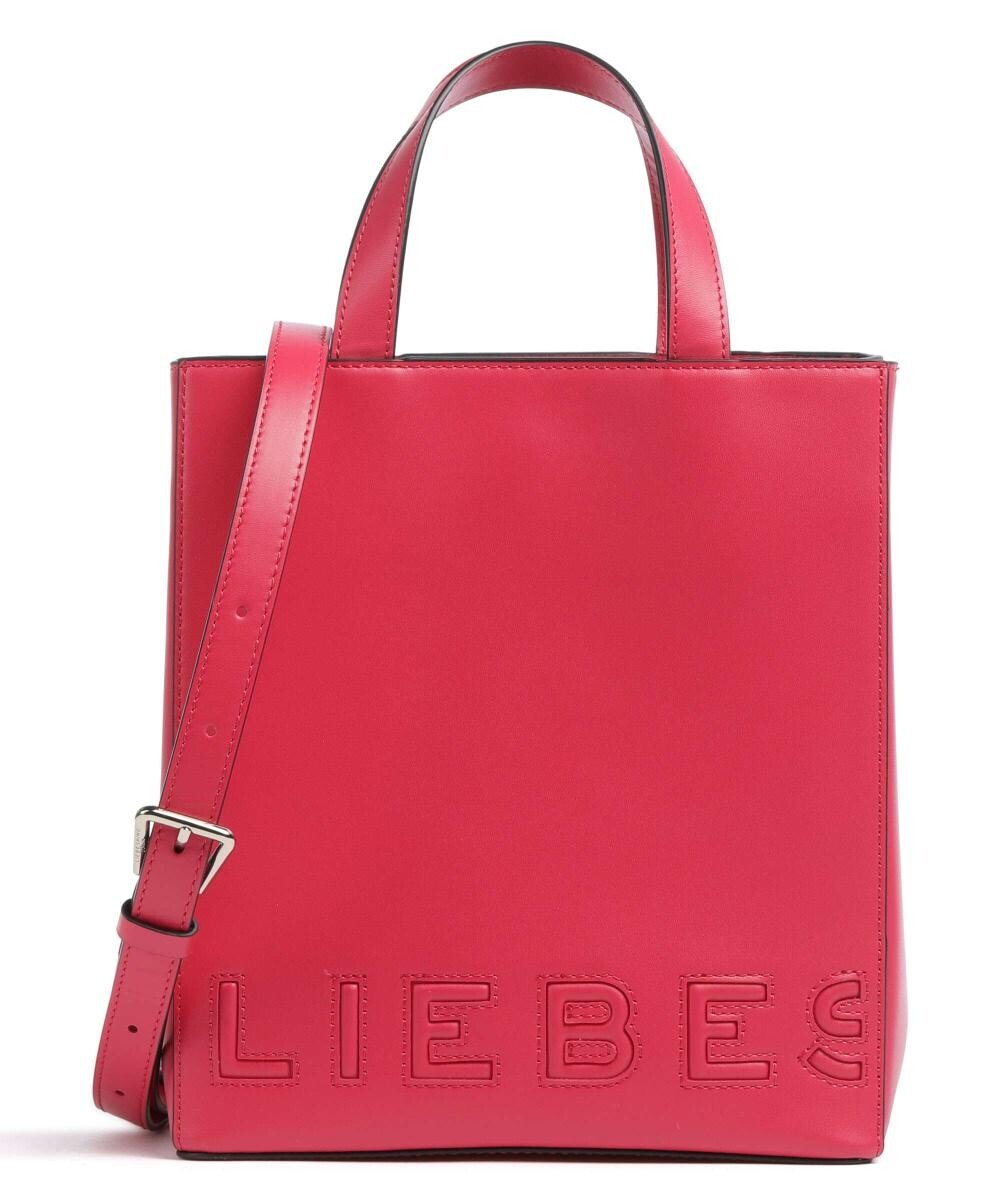 

Paper Bag Logo Сумочка Carter S из мелкозернистой кожи Liebeskind, розовый