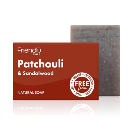 Дружественное мыло Натуральное мыло Пачули и Сандал 95г Friendly Soap