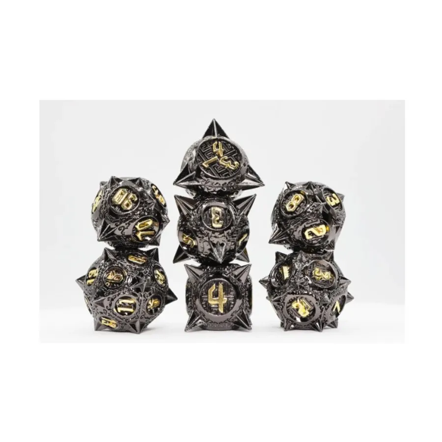 

Поли-набор - Черная дыра (7), Dice Sets - Metal - Meteor Storm