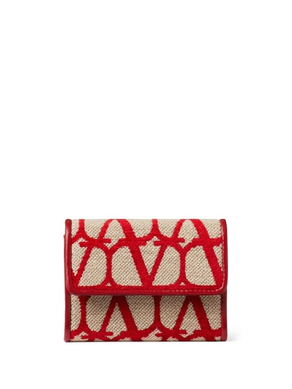 

Valentino Garavani кошелек Toile Iconographe, красный