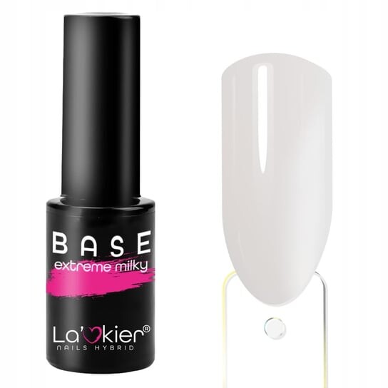 

Лак, Extreme Milky Base, Гибридная молочная база для ногтей, 5г, La'kier