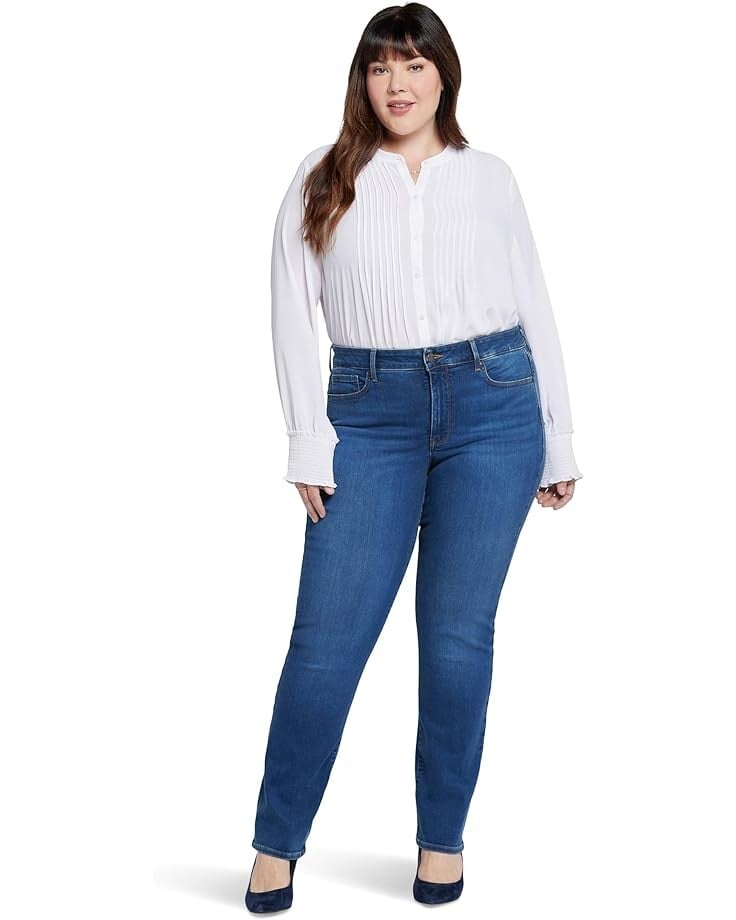 

Джинсы NYDJ Plus Size Marilyn Straight in Presidio, цвет Presidio