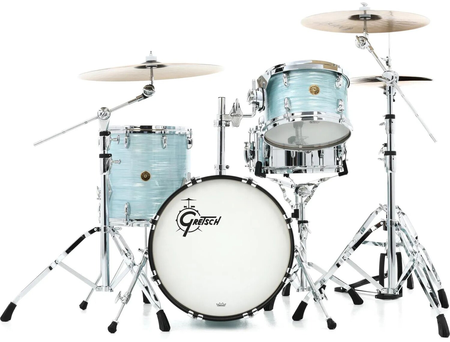 

Gretsch Drums USA Custom GRKT-J483 Набор из трех предметов — Vintage Oyster White (Nitron)